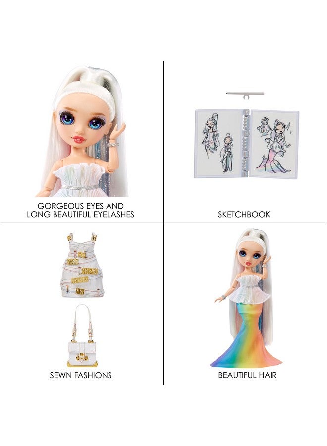 Fantastic Fashion Amaya Raine Rainbow 11” Fashion Doll And Playset With 2 Complete Doll Outfits, And Fashion Play Accessories, Great Gift For Kids 4 12 Years Old