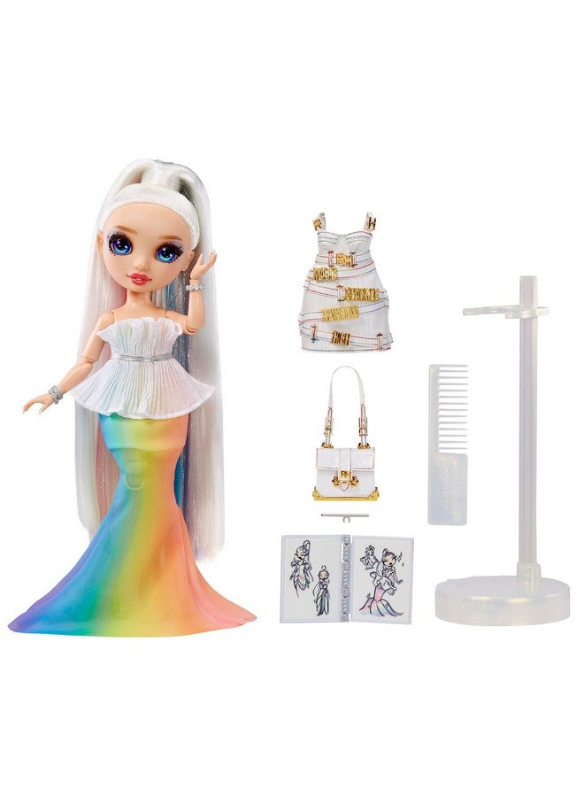 Fantastic Fashion Amaya Raine Rainbow 11” Fashion Doll And Playset With 2 Complete Doll Outfits, And Fashion Play Accessories, Great Gift For Kids 4 12 Years Old