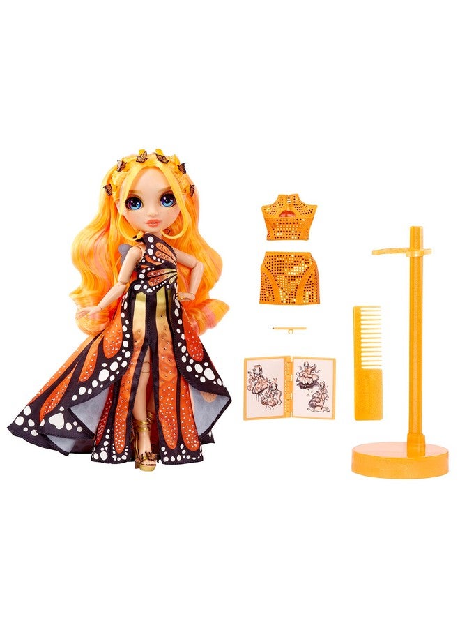 Fantastic Fashion Poppy Rowan Orange 11” Fashion Doll And Playset With 2 Complete Doll Outfits, And Fashion Play Accessories, Great Gift For Kids 4 12 Years Old