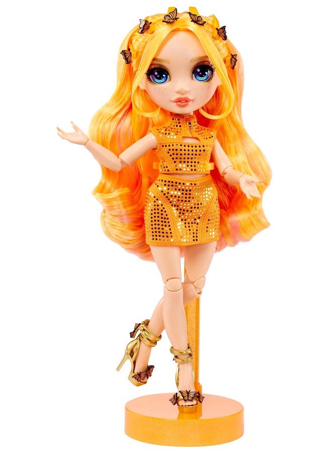 Fantastic Fashion Poppy Rowan Orange 11” Fashion Doll And Playset With 2 Complete Doll Outfits, And Fashion Play Accessories, Great Gift For Kids 4 12 Years Old