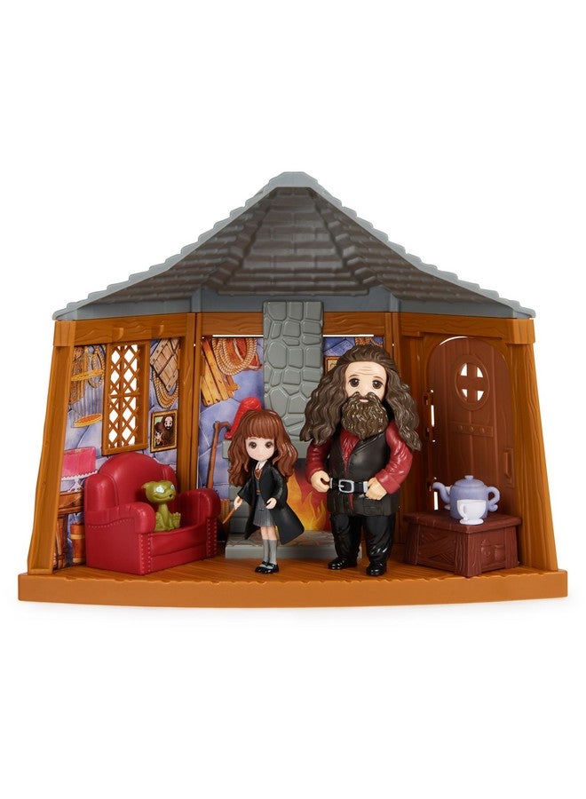 Harry Potter, Magical Minis Hagrid’S Hut Playset With 2 Figures And 9 Doll Accessories, Kids Toys For Ages 6 And Up