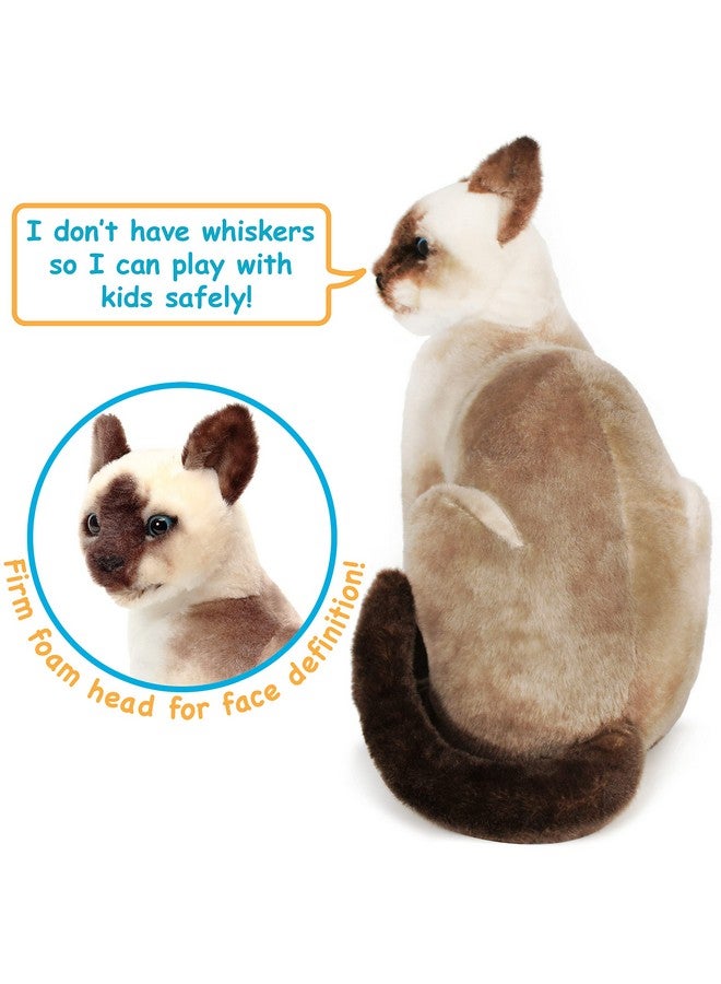 Stefan The Siamese Cat 14 Inch Stuffed Animal Plush By Tigerhart Toys