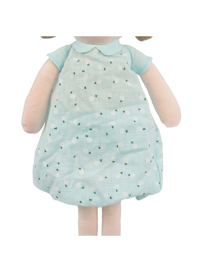 Toys, Soft Plush Mint Blue Emily Rag Doll, 15