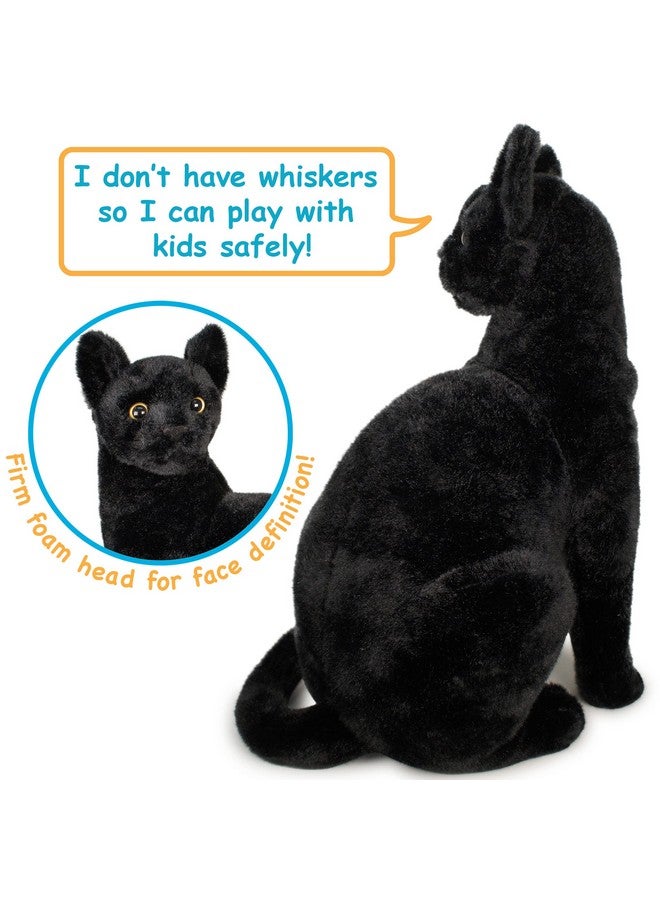 Boone The Black Cat 13 Inch Stuffed Animal Plush By Tigerhart Toys