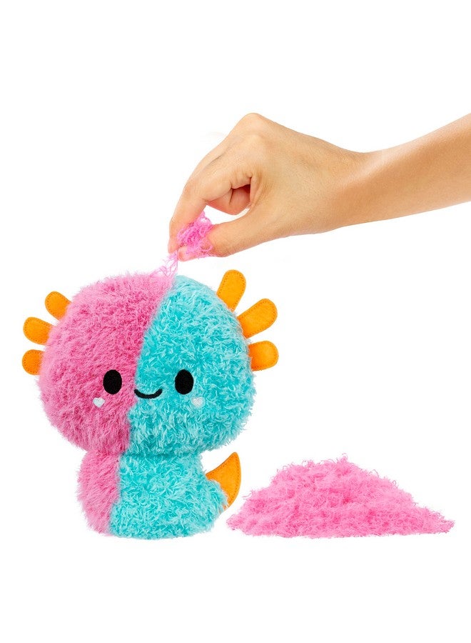 Axolotl Small Collectible Feature Plush Surprise Reveal Unboxing With Huggable Asmr Fidget Diy Fur Pulling, Ultra Soft Fluff