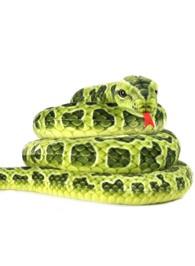 Gustavo The Green Anaconda 100 Inch Stuffed Animal Plush By Tigerhart Toys