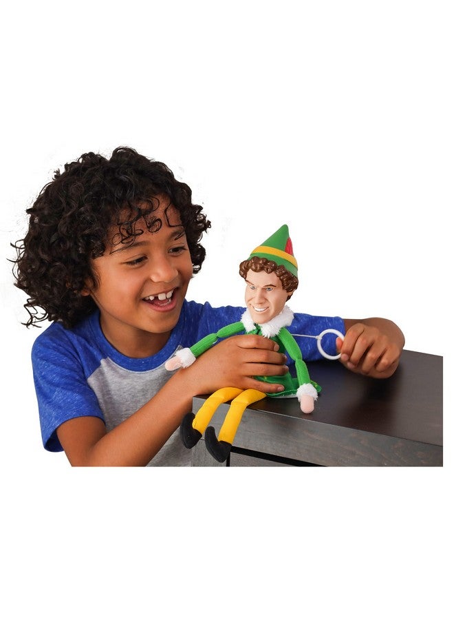 Jakks Holiday Elf Buddy The Elf Talking Plush With 15 Phrases Approximately 12 Inches In Height