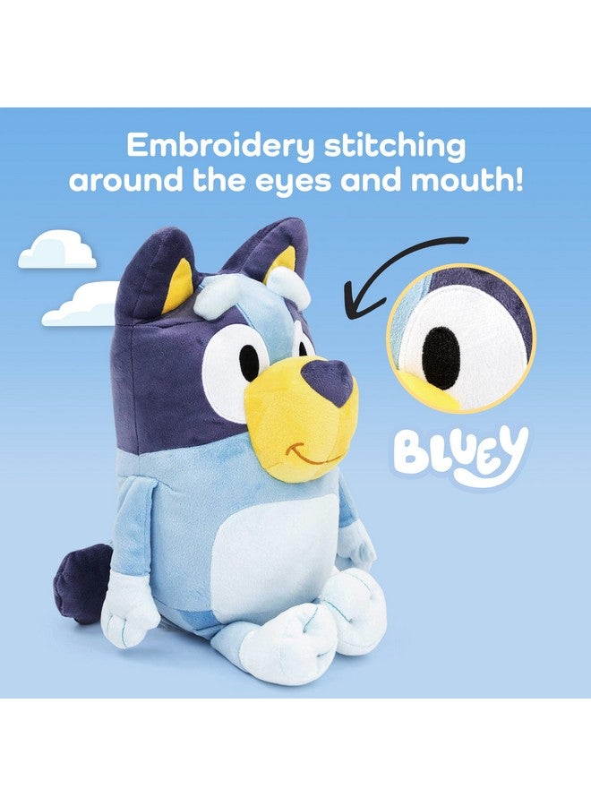 Bluey Plush Pillow Buddy Super Stuffed Soft Character Pillow Polyester Microfiber, 19 Inches