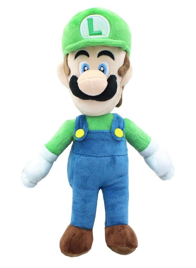 Super Mario All Star Collection 1415 Luigi Stuffed Plush, 10