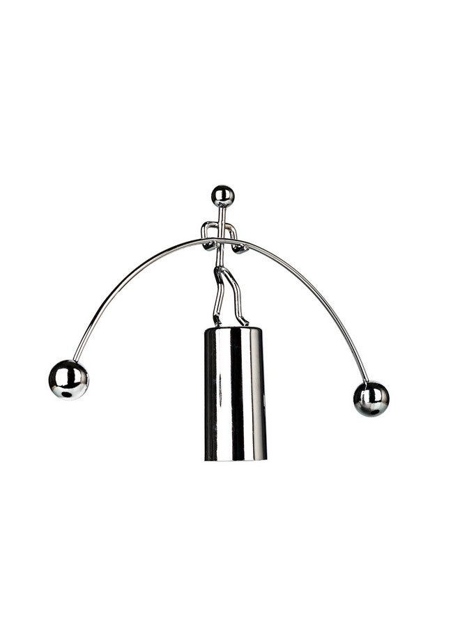 Mini Steel Balance Toy Weightlifter Kinetic Art Balance Toy Balancing Decompressive Science Psychology Home Offic Decor Desk Decor Toy Wj064