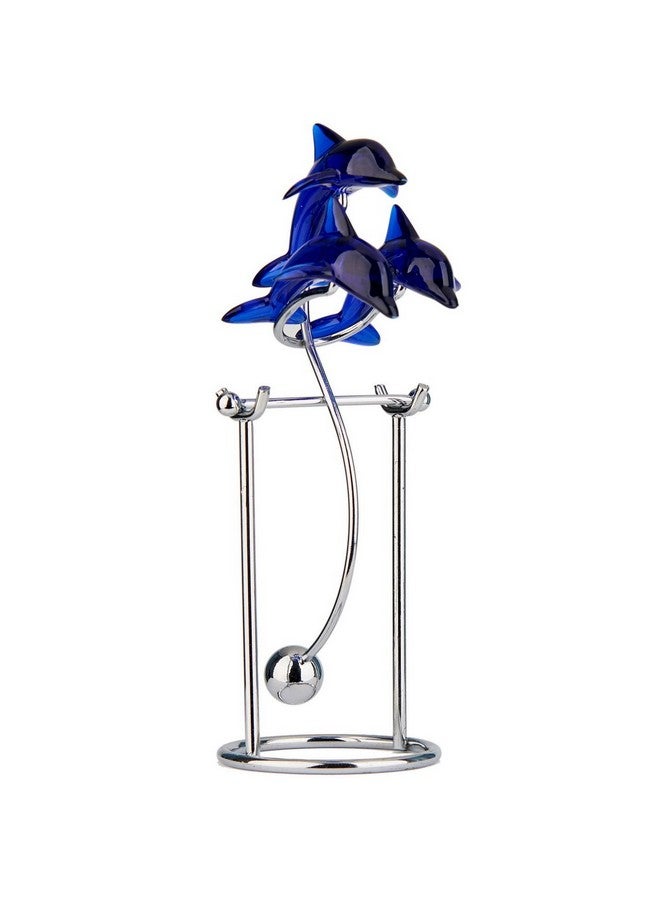 Dolphins Kinetic Art Balancing Decompression Toy Decompressive Science Psychology Home Office Decor Desk Decor Toy (Wj124 Hl05 Dolphins Toy)
