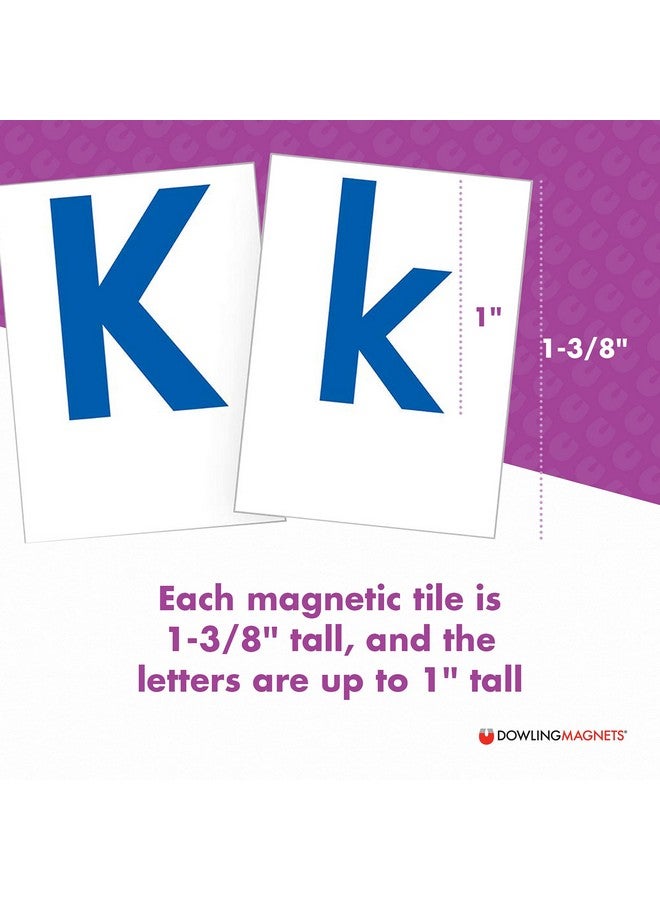 Fun With Letters Magnet Activity Set, Red And Blue. Alphabet Magnets/Magnetic Alphabet Letters/Letter Magnets For Kids/Magnetic Letters To Learn To Read. Item 733003.