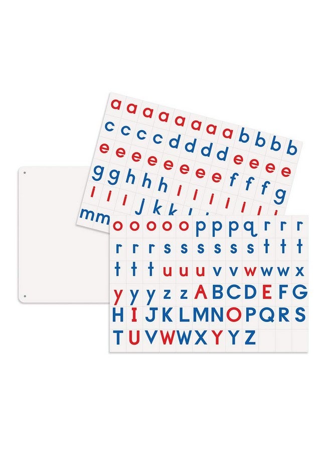 Fun With Letters Magnet Activity Set, Red And Blue. Alphabet Magnets/Magnetic Alphabet Letters/Letter Magnets For Kids/Magnetic Letters To Learn To Read. Item 733003.