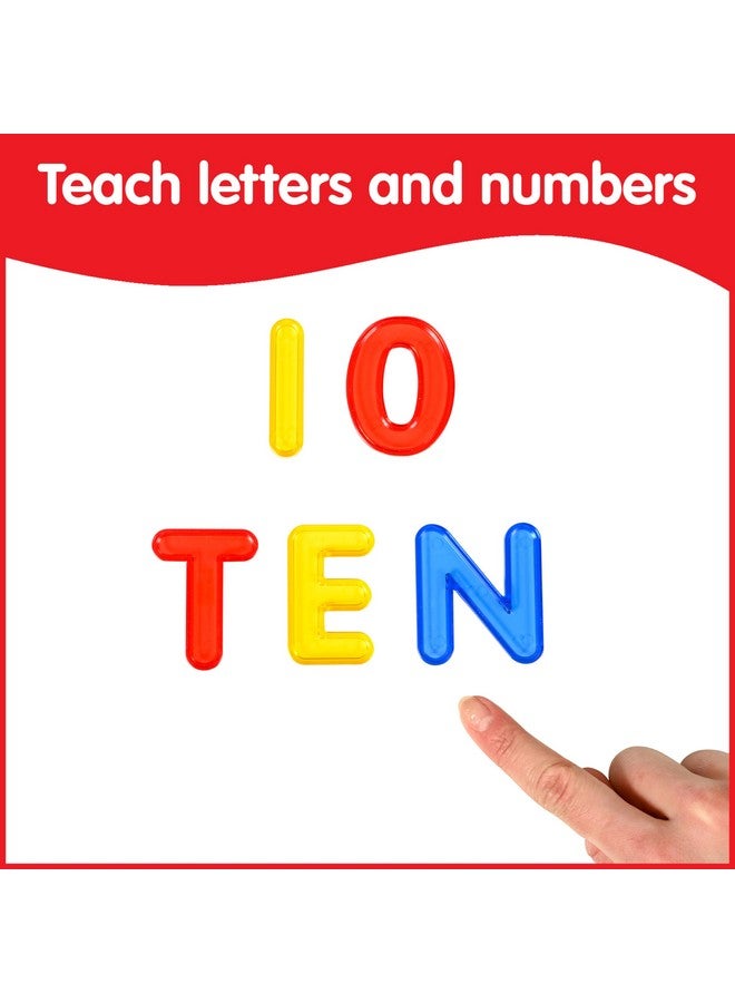 Transparent Letters And Numbers Mini Jar Colorful, Plastic Letters And Numbers Light Box Accessory Sensory Play Practice Counting And Spelling