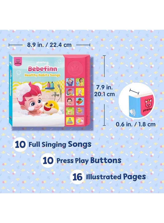 Bebefinn Healthy Habits Sound Book | Bebefinn Toys | Learning & Education Toys | Interactive Learning Books For Babies & Toddlers