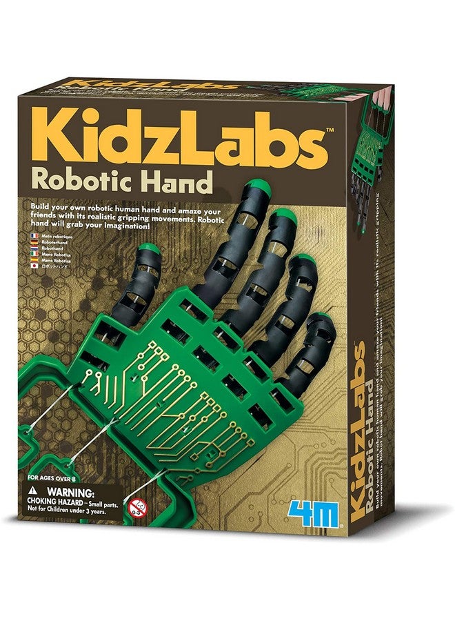 Kidzlabs Robotic Hand Kit, Build Your Own Robotic Hand, For Boys & Girls Ages 8+