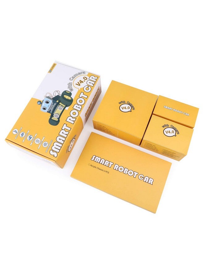 Uno R3 Smart Robot Car Kit V4 For Arduino Robotics For Kids Ages 8 12 12 16 Stem Toys Science Kits Coding Robots Toys For 8+ Year Old Boys Girls Teens Cool Engineering Building Projects