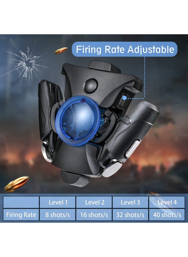 Pubg Mobile Controller, 16 Shots Per Second Auto High Frequency Click Mobile Gaming Controllers For Pubg/Fortnite/Rules Of Survival Gaming Grip And Gaming Joysticks For Android Ios Phone