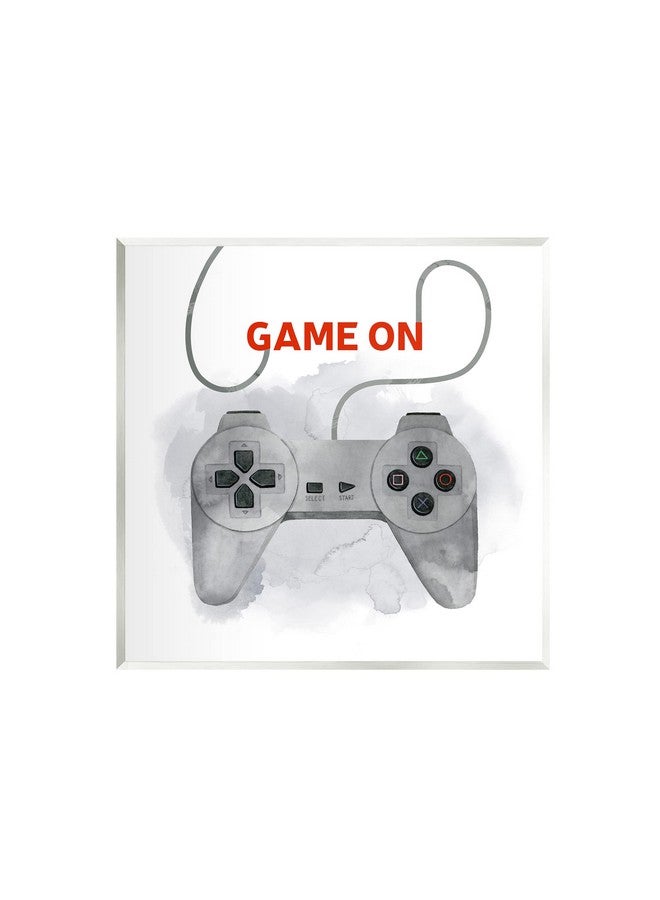 Game On Gamer Joystick Controller Wall Plaque Art, Design By Grace Popp