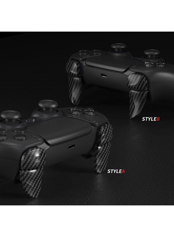 Blade 2 Pairs Shoulder Buttons Extension Triggers For Ps5 Controller, Game Improvement Adjusters For Ps Portal Remote Player, Bumper Trigger Extenders For Ps5 Edge Graphite Carbon Fiber