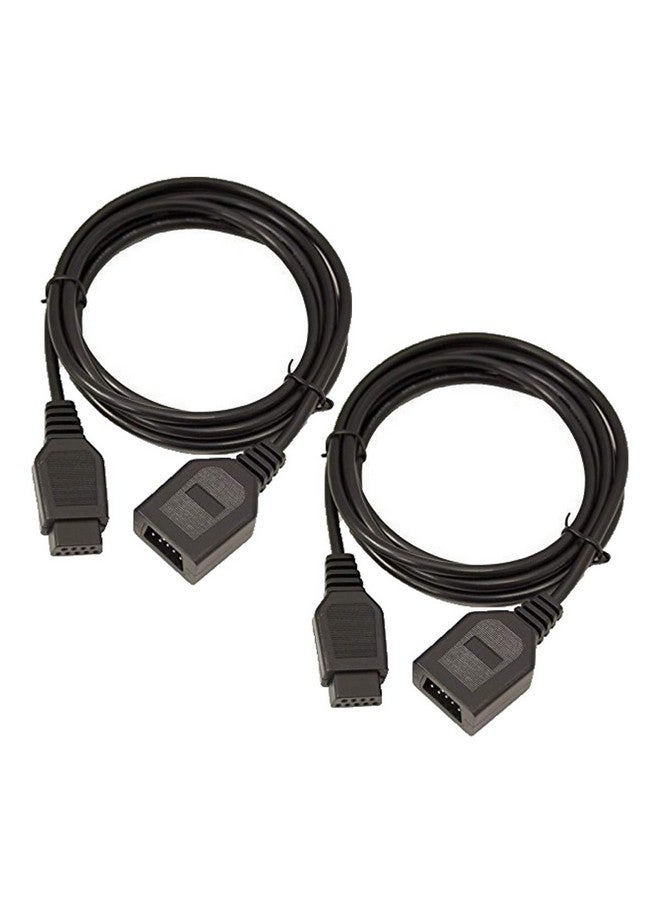 2 Pack 1.8M 9 Pin Extension Cord Cable For Sega Genesis Md Mega Drive Controlle Extension Sega Genesis 2/3 Controller