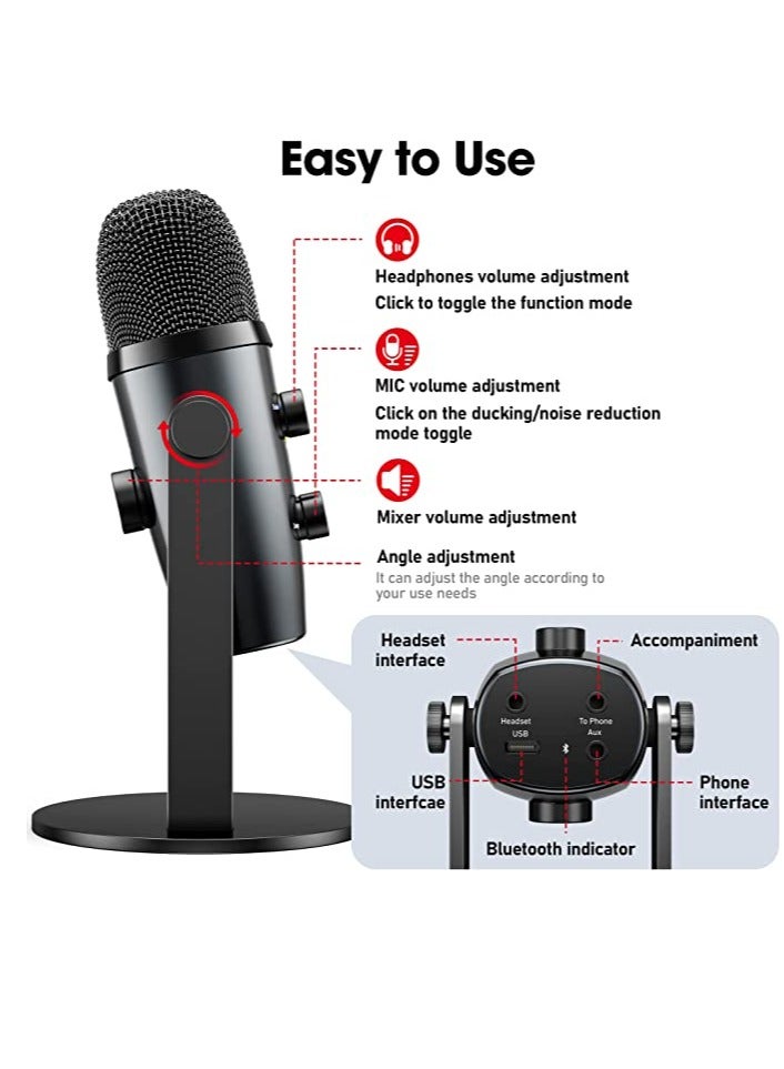 JMARY MC-PW10 USB Studio Condenser Microphone