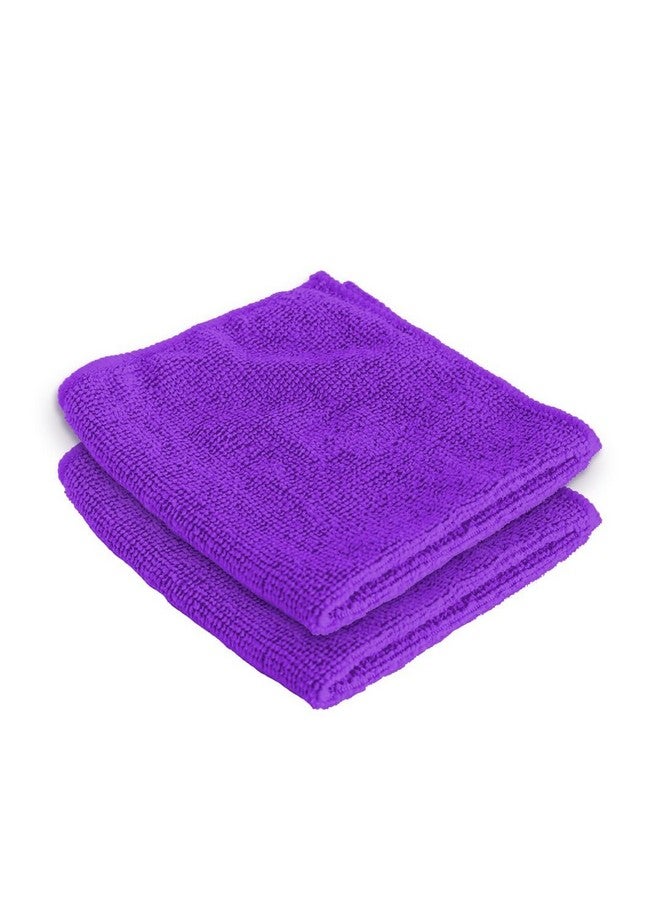 Face Towel | Microfiber Hand Towel | Antibacterial Face Towel | Hair & Face Towel For Man | 400 Gsm Towel | Shxs40602 | Pack Of 2 | Purple