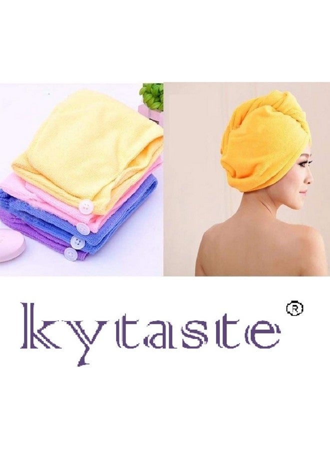 Hair Wrap Dry Towel(Multicolour, 1 Pc)