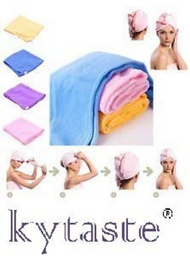 Hair Wrap Dry Towel(Multicolour, 1 Pc)