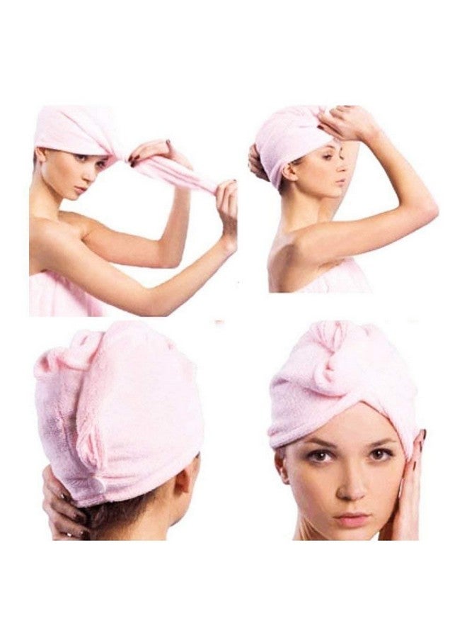 1 Pcs Microfiber Hair Wraps Magic Fast Dry Towel Drying Bath Twist Hat Spa Soft Cap