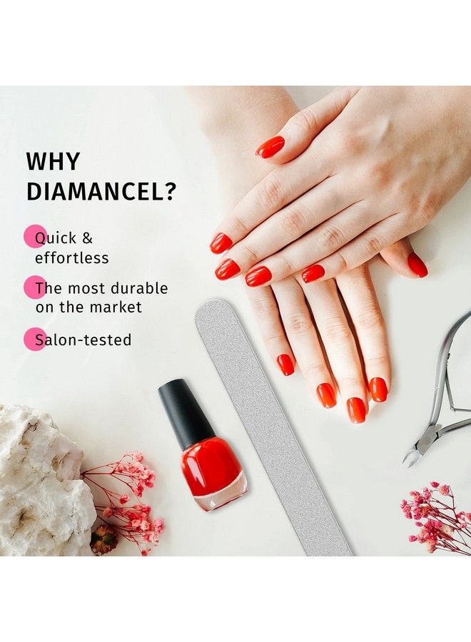 Luxury Diamond Nail File  #2 Medium Grit  For Most Average Thickness Fingernails Regular Size