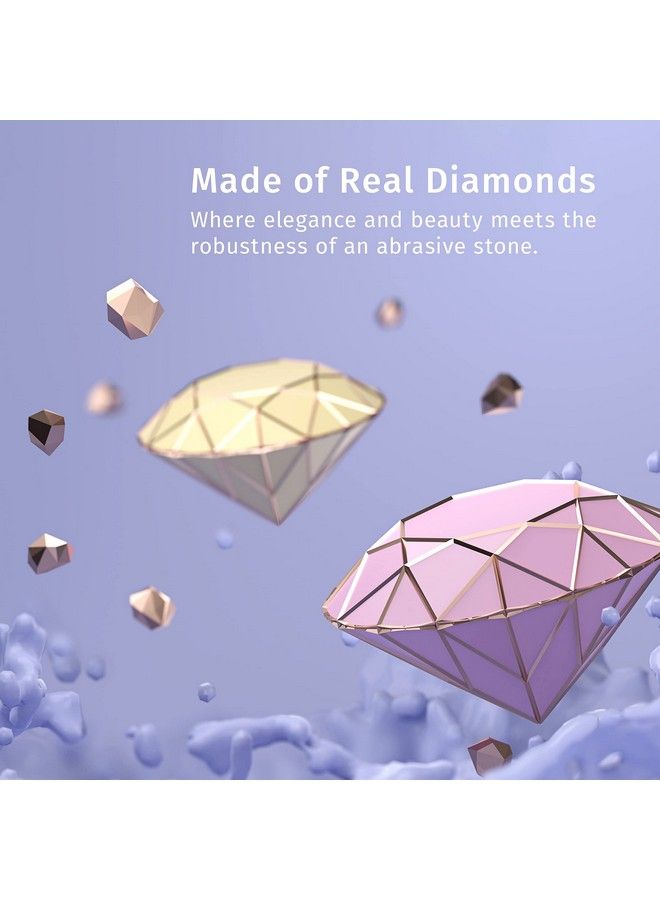 Luxury Diamond Nail File  #2 Medium Grit  For Most Average Thickness Fingernails Regular Size