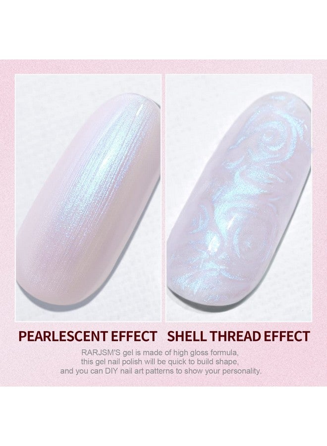 Pearl Gel Nail Polish Glitter Drawing Gel Polish Shimmer Mermaid Nail Gel Soak Off Uv Gel For Salon Home Diy Manicure Use