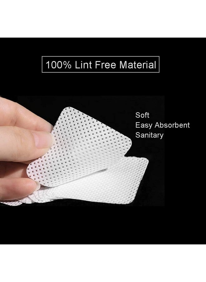 Lint Free Nail Wipes White 1200Pcs Nail Polish Remover Pads Soft Absorbable Eyelash Extension Glue Cleaning Wipes