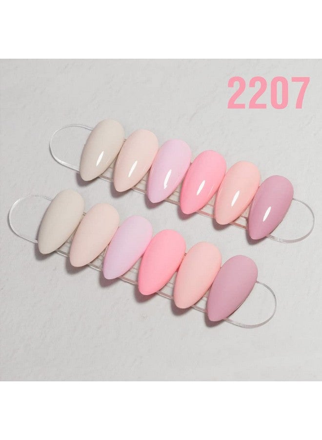 Venalisa Hema Free Pink Gel Nail Polish Set 6 Colors Popular Nude Pink Gel Polish Kit, Soak Off Led Nail Lamp Light Pink Gel Manicure Kit Diy At Home Salon Gifts For Women Girls