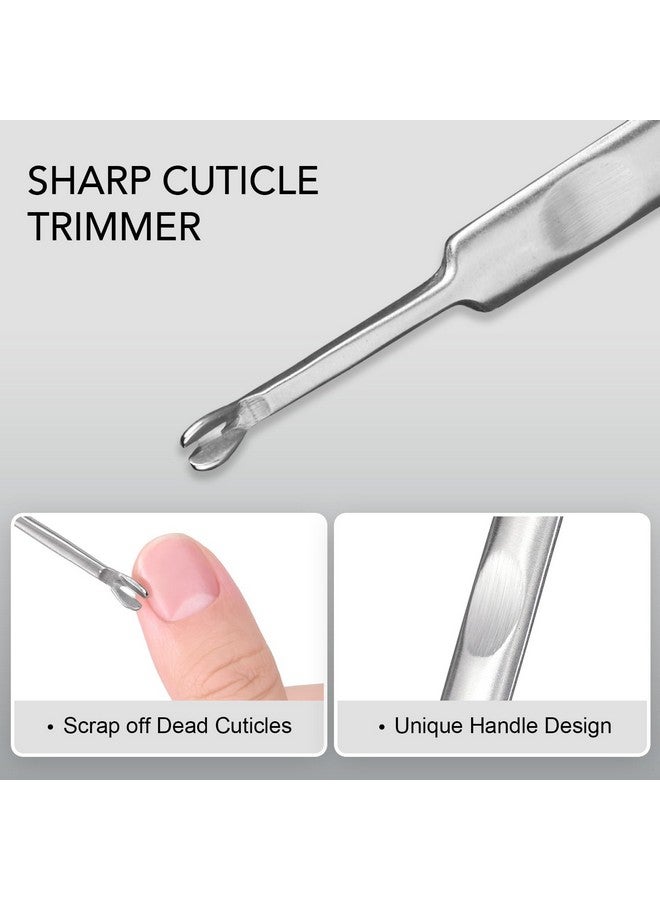 Cuticle Trimmer Cuticle Nippers, Gaoy Cuticle Pusher Cuticle Remover Stainless Steel Nail Clippers Cutter Professional Manicure Pedicure Tools For Fingernails And Toenails