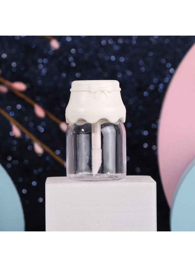 20 Pieces Clear Milk Bottle Shape Reusable Refillable Lipgloss Containers Transparent Baby Bottles Lip Gloss Tube 8Ml/0.27Oz