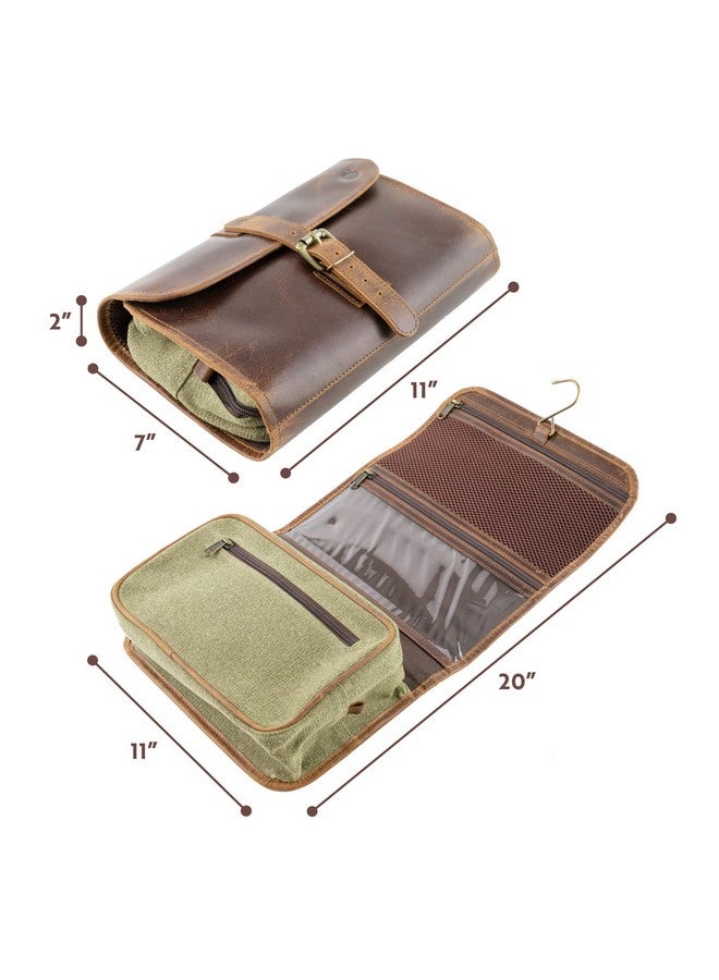 Hanging Toiletry Bag For Men & Women, Leather Toiletry Bag For Men, Mens Toiletry Bags For Traveling, Hanging Travel Toiletry Bag, Mens Travel Bag Toiletry, Dopp Kit Shower Bags For Men