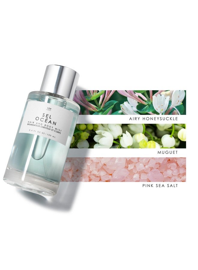 Sel Océan Hair & Body Mist 3.4Oz (100Ml) Honeysuckle, Muguet And Pink Sea Salt Fragrance Notes