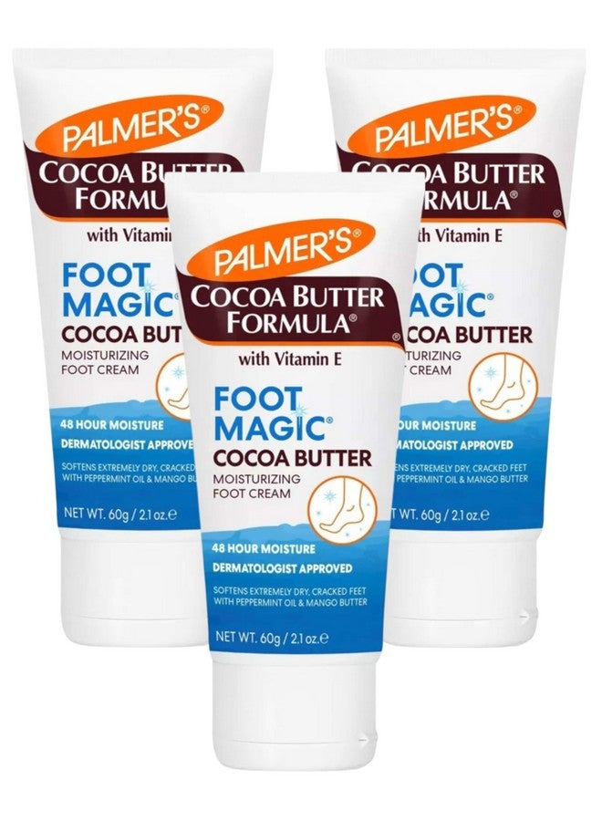 Palmers Cocoa Butter Foot Magic Moisturizer 2.1 Ounce Tube (62Ml) (3 Pack)