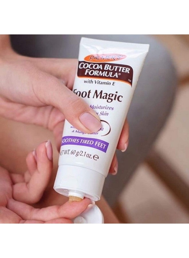 Palmers Cocoa Butter Foot Magic Moisturizer 2.1 Ounce Tube (62Ml) (2 Pack)