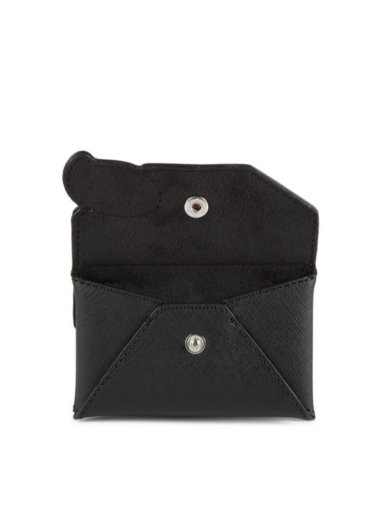 Karl Lagerfeld Faux Leather Cardholder-On Chain