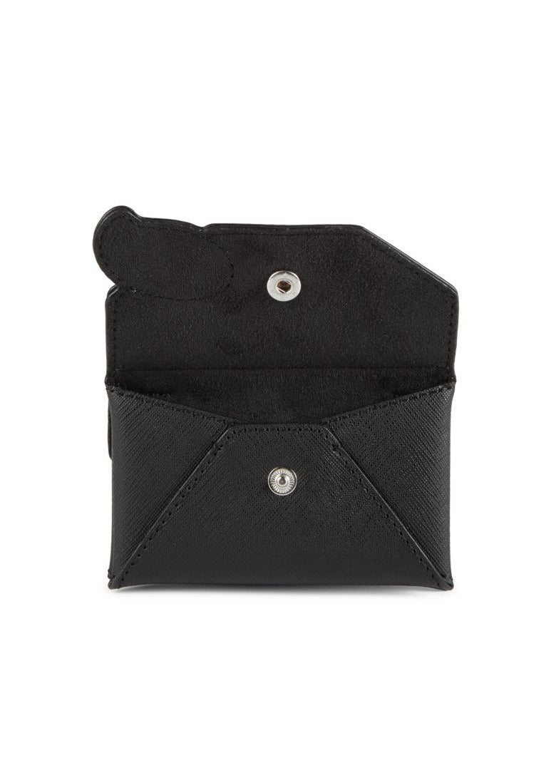 Karl Lagerfeld Faux Leather Cardholder-On Chain