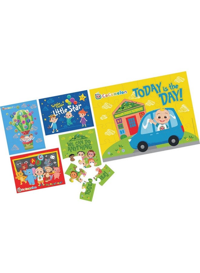 Cocomelon Wood Jigsaw Puzzle 5-Pack