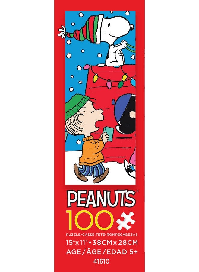 Peanuts Holiday Snoopy And The Singers 100 Piece Jigsaw Puzzle