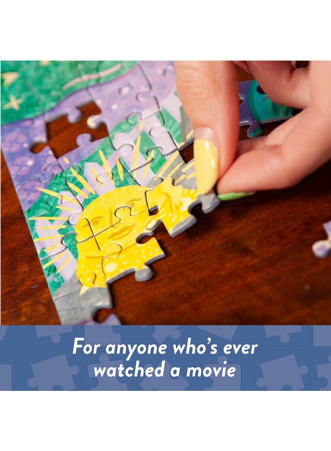 Night At The Movies: Movie Jigsaw Puzzle For Adults (1000 Pieces) Filled With 101 Riddles To Solve