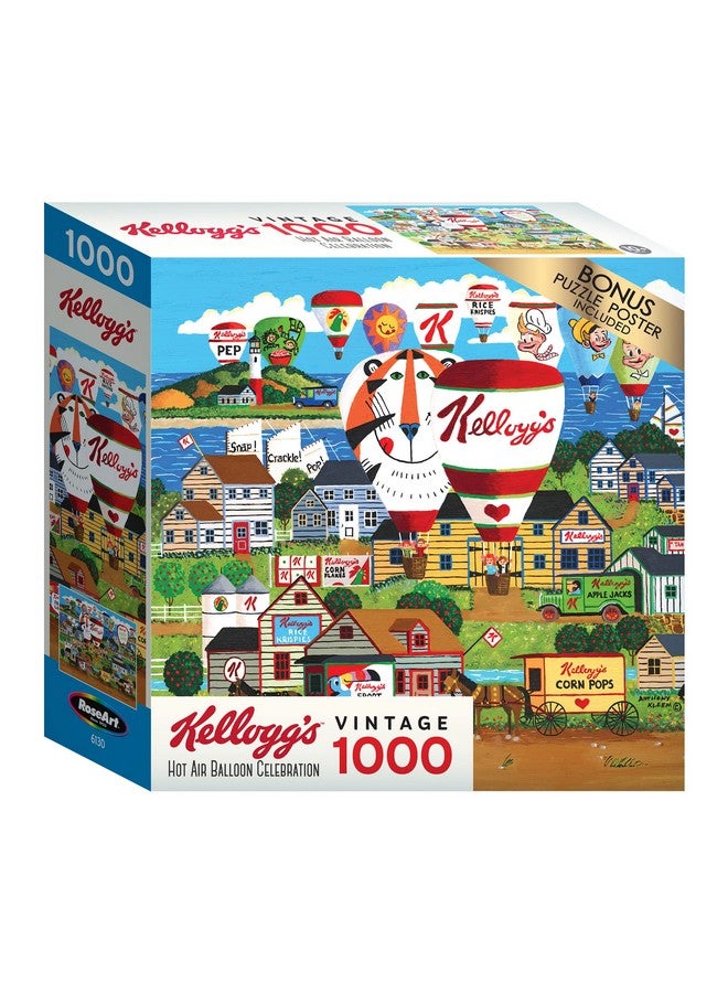 Kellogg'S Hot Air Balloon Celebration 1000 Piece Jigsaw Puzzles For Adults