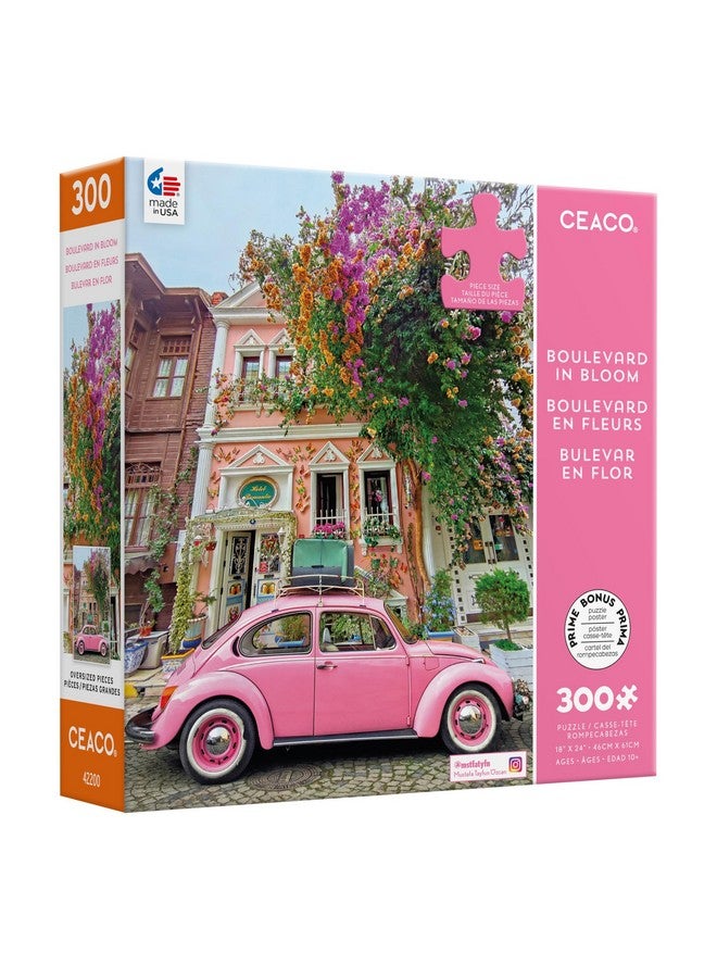 Scenic Photography Boulevard In Bloom 300 Piece Jigsaw Puzzle