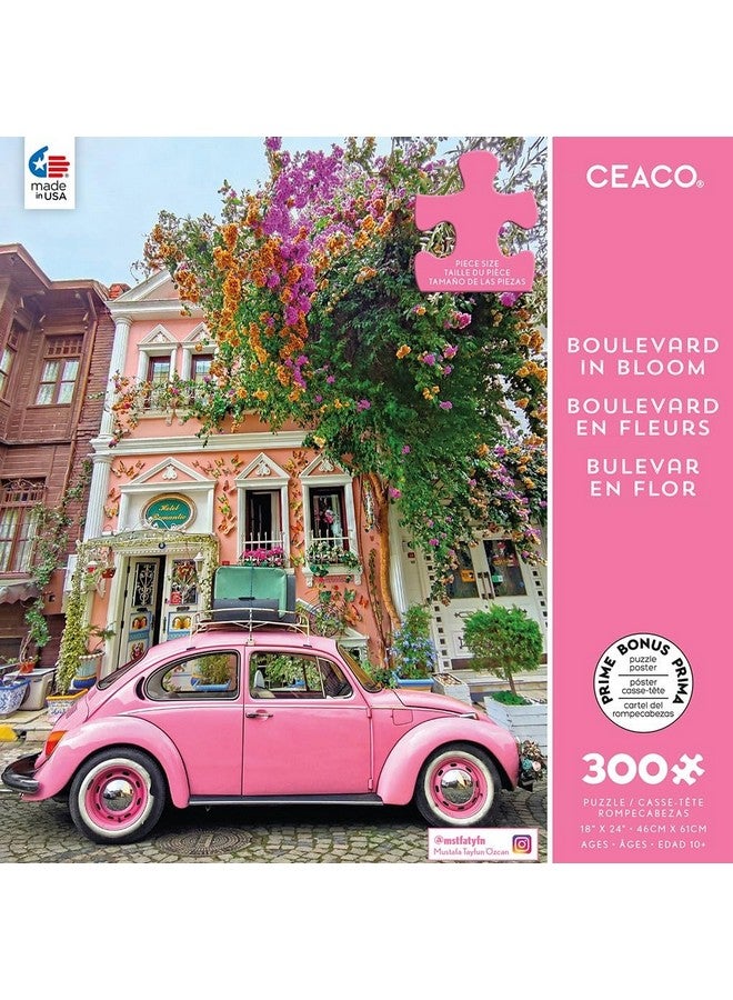 Scenic Photography Boulevard In Bloom 300 Piece Jigsaw Puzzle