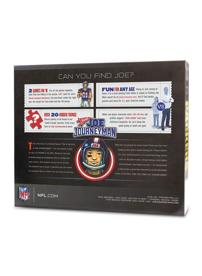 Nfl Joe Journeyman 18'' X 24'' 500 Piece Team Puzzle